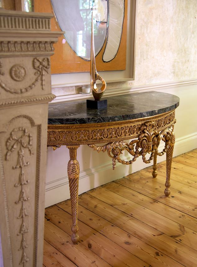 Thomas Chippendale - A giltwood and marble topped pier table | MasterArt